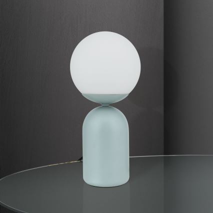 Lampada da tavolo STANLEY 1xE14/25W/230V ceramiche/menta