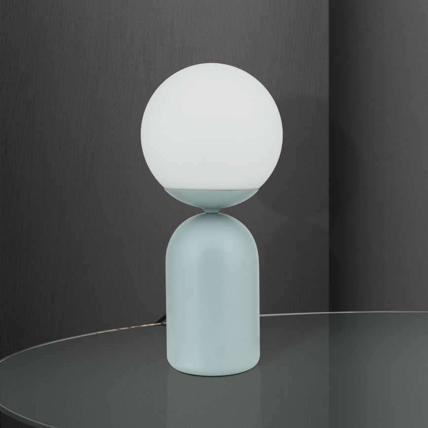 Lampada da tavolo STANLEY 1xE14/25W/230V ceramiche/menta