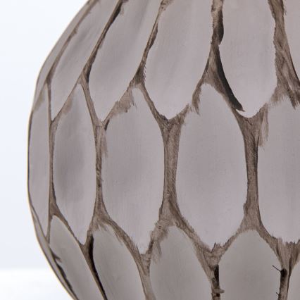 Lampada da tavolo PINIA 1xE14/25W/230V ceramiche beige/grigio