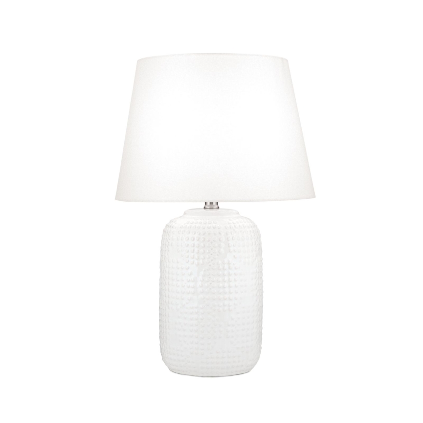 Lampada da tavolo CORAL 1xE27/40W/230V ceramiche/bianco