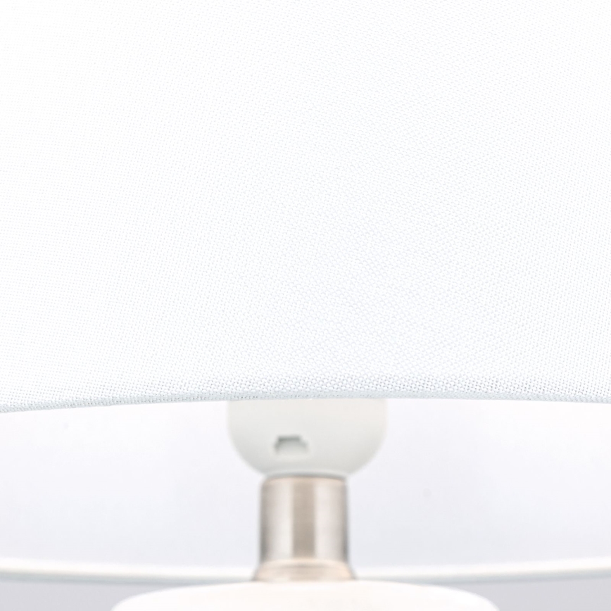 Lampada da tavolo CORAL 1xE27/40W/230V ceramiche/bianco