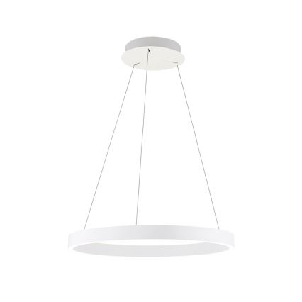 Lampadario LED dimmerabile a sospensione con cavo KOLK LED/60W/230V 2700/3000/4000K Ø 60 cm bianco