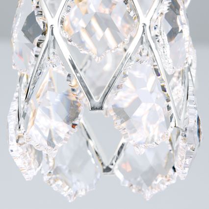 Lampadario a sospensione con cavo RITA 1xG9/40W/230V cromo lucido