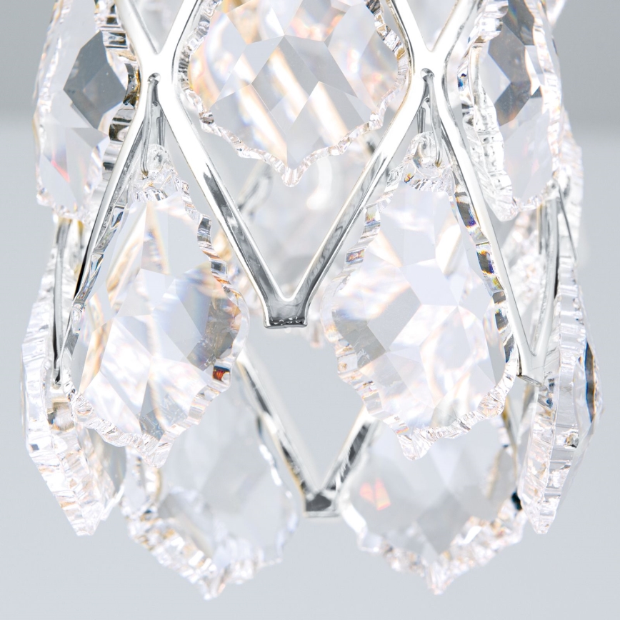 Lampadario a sospensione con cavo RITA 1xG9/40W/230V cromo lucido