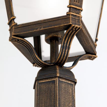 Lampione da esterno AIKO 1xE27/60W/230V 240 cm IP23 bronzo/patina