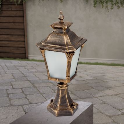 Lampada da esterno AIKO 1xE27/60W/230V 59 cm IP23 bronzo/patina