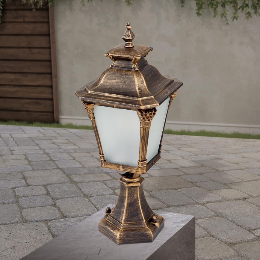 Lampada da esterno AIKO 1xE27/60W/230V 59 cm IP23 bronzo/patina