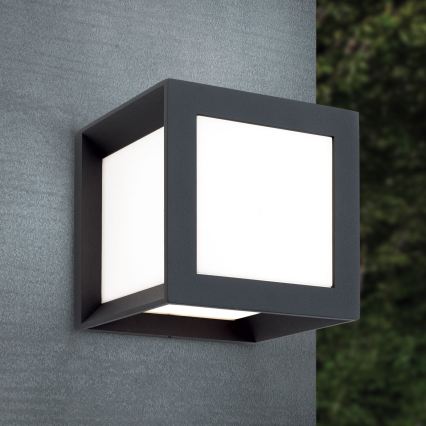 Lampada da esterno HENRY 1xE27/15W/230V 16x16 cm IP44 antracite