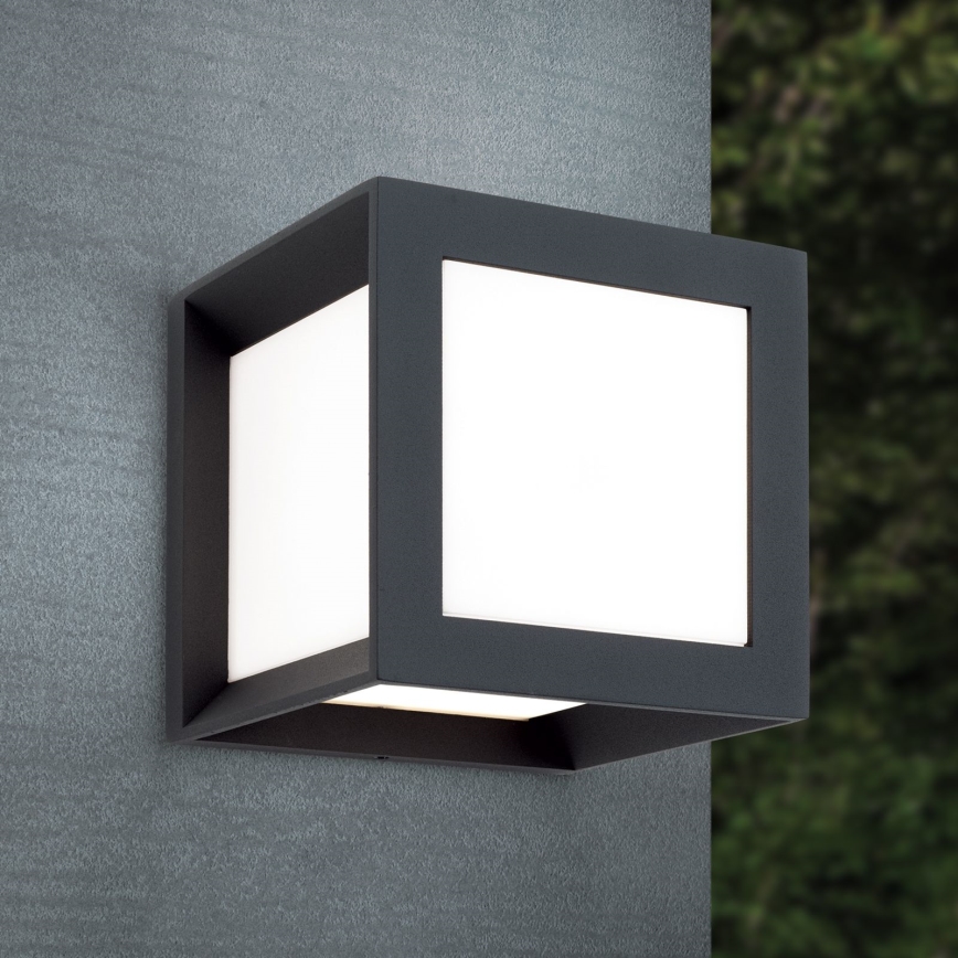 Lampada da esterno HENRY 1xE27/15W/230V 16x16 cm IP44 antracite