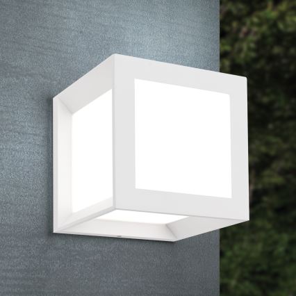 Lampada da esterno HENRY 1xE27/15W/230V 16x16 cm IP44 bianca