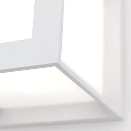 Lampada da esterno HENRY 1xE27/15W/230V 16x16 cm IP44 bianca