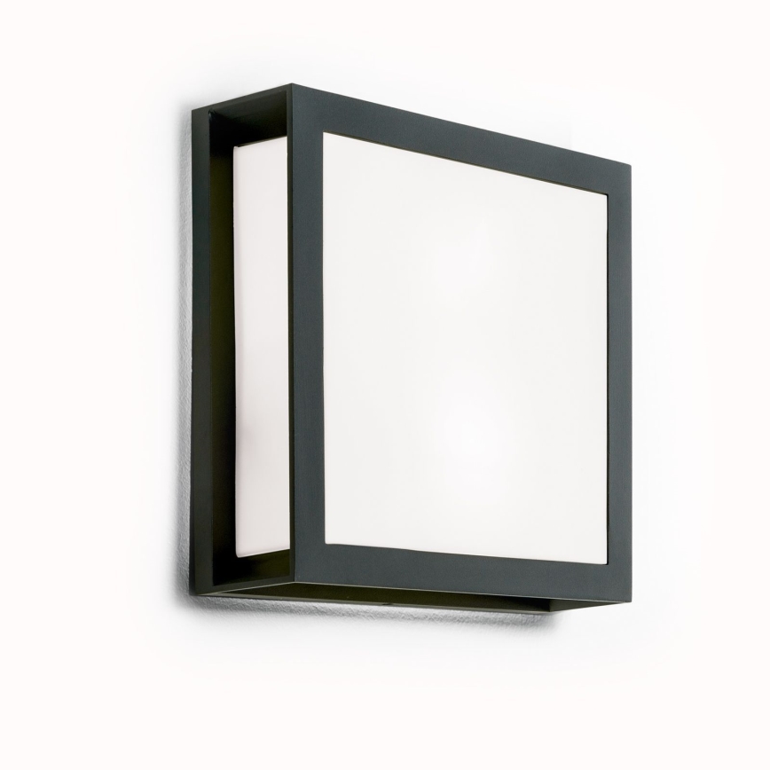 Lampada da esterno HENRY 2xE27/15W/230V 26x26 cm IP44 antracite