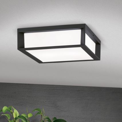 Lampada da esterno HENRY 2xE27/15W/230V 26x26 cm IP44 antracite