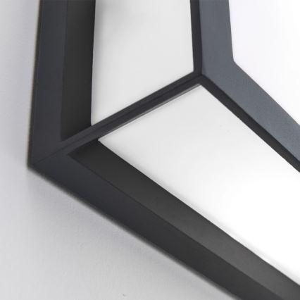 Lampada da esterno HENRY 2xE27/15W/230V 26x26 cm IP44 antracite