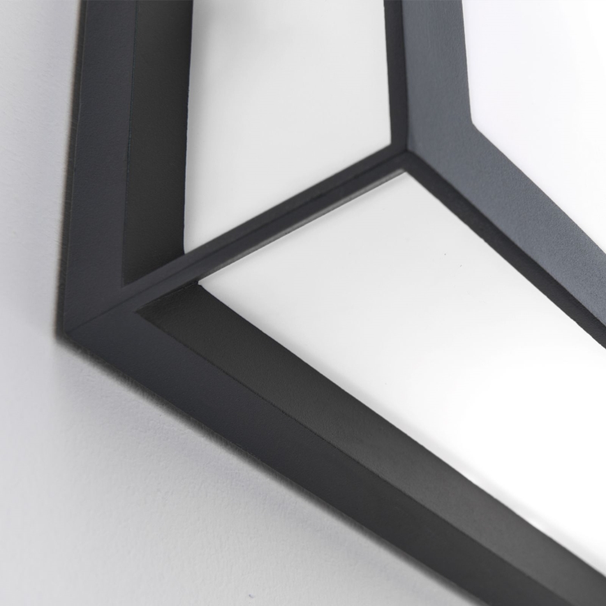 Lampada da esterno HENRY 2xE27/15W/230V 26x26 cm IP44 antracite