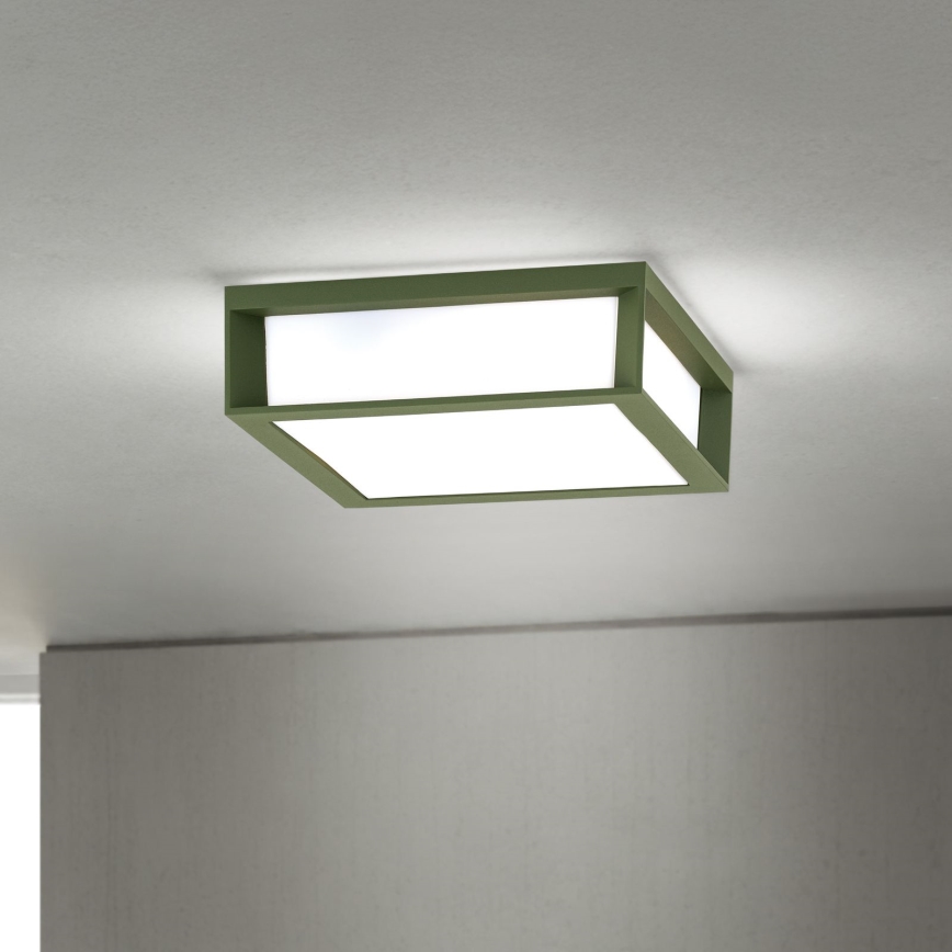 Lampada da esterno HENRY 2xE27/15W/230V IP44 verde