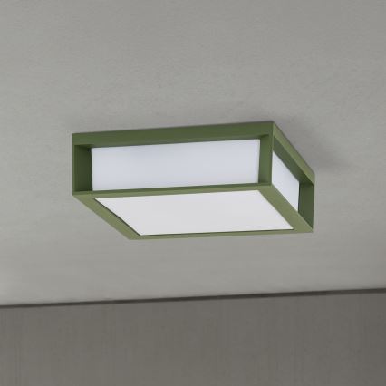 Lampada da esterno HENRY 2xE27/15W/230V IP44 verde
