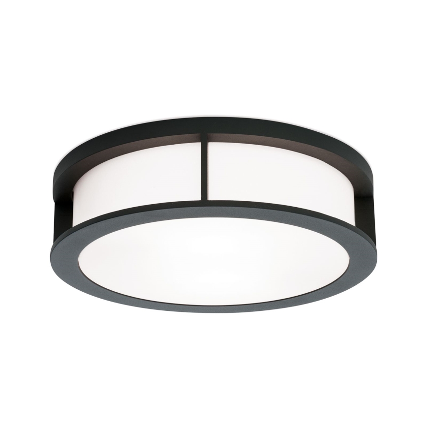 Lampada da esterno HENRY 2xE27/15W/230V Ø 30 cm IP44 antracite