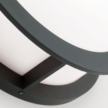 Lampada da esterno HENRY 2xE27/15W/230V Ø 30 cm IP44 antracite