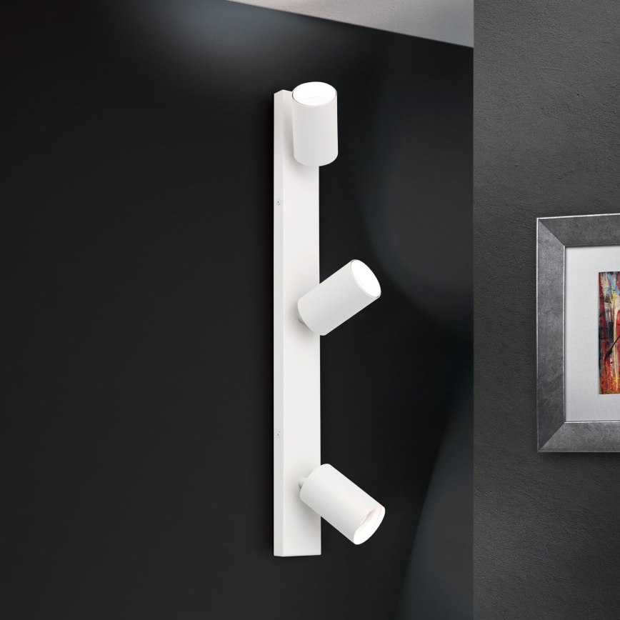 Applique a spot SEAN 3xGU10/13W/230V bianca