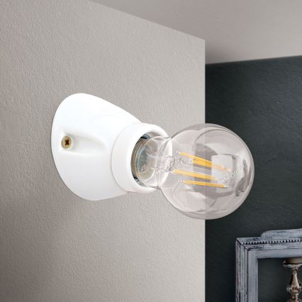 Applique da parete FROST 1xE27/60W/230V bianco
