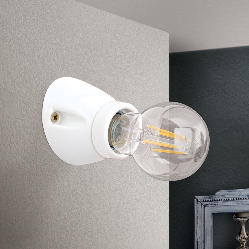Applique da parete FROST 1xE27/60W/230V bianco