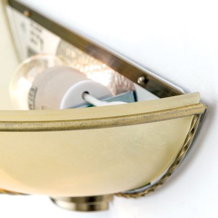 Lampada da parete MAURO 1xE27/60W/230V bronzo