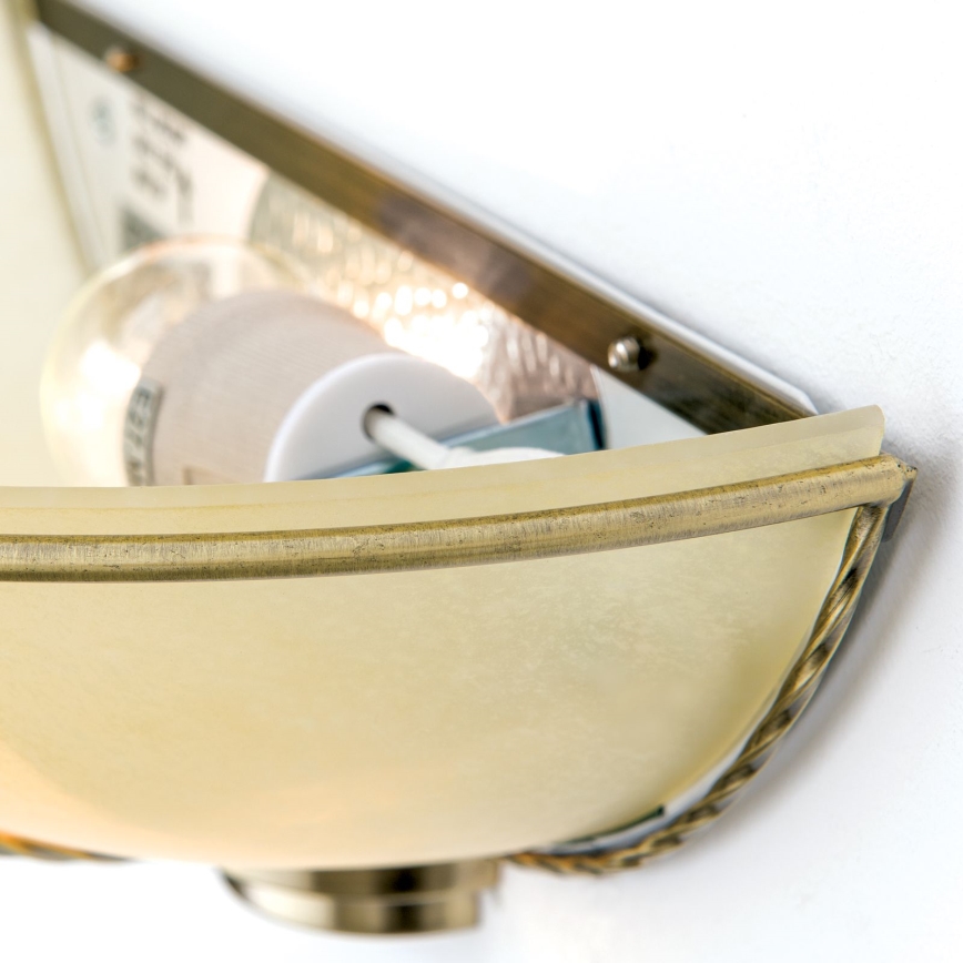 Lampada da parete MAURO 1xE27/60W/230V bronzo