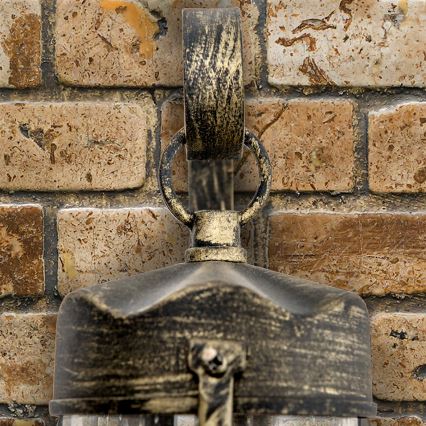 Lampada da parete per esterni TAVERNA 1xE27/60W/230V IP23 bronzo/patina