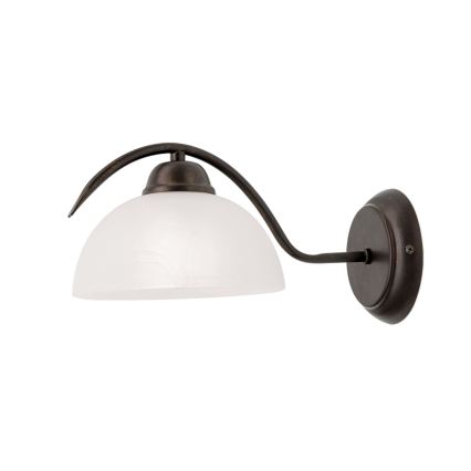 Lampada da parete RULA 1xE27/40W/230V bianco/bronzo