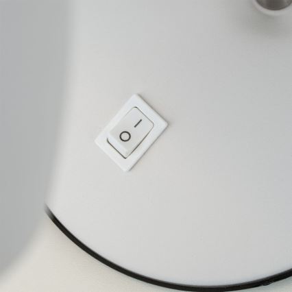 Lampada da scrivania SCHOOL 1xE27/40W/230V bianco/cromo opaco