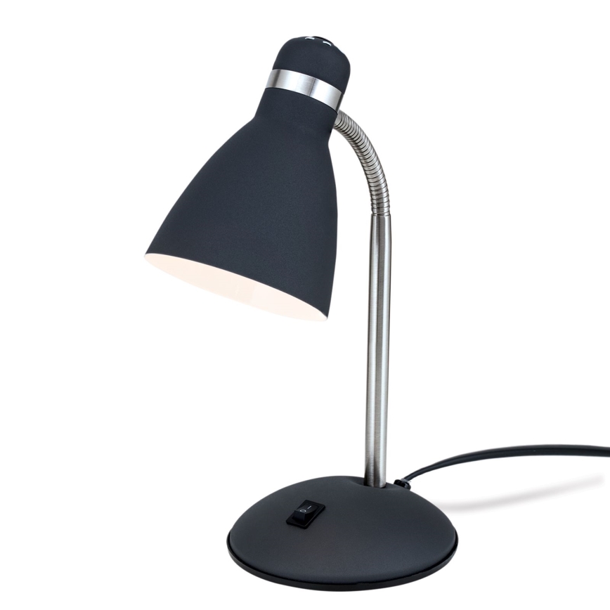 Lampada da scrivania SCHOOL 1xE27/40W/230V nero/cromo opaco