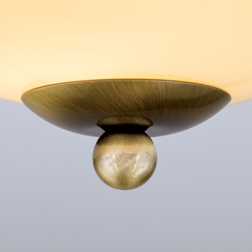 Orion - Lampada da soffitto LANDHAUS 1xE27/60W/230V Ø 21 cm bronzo/beige/blu