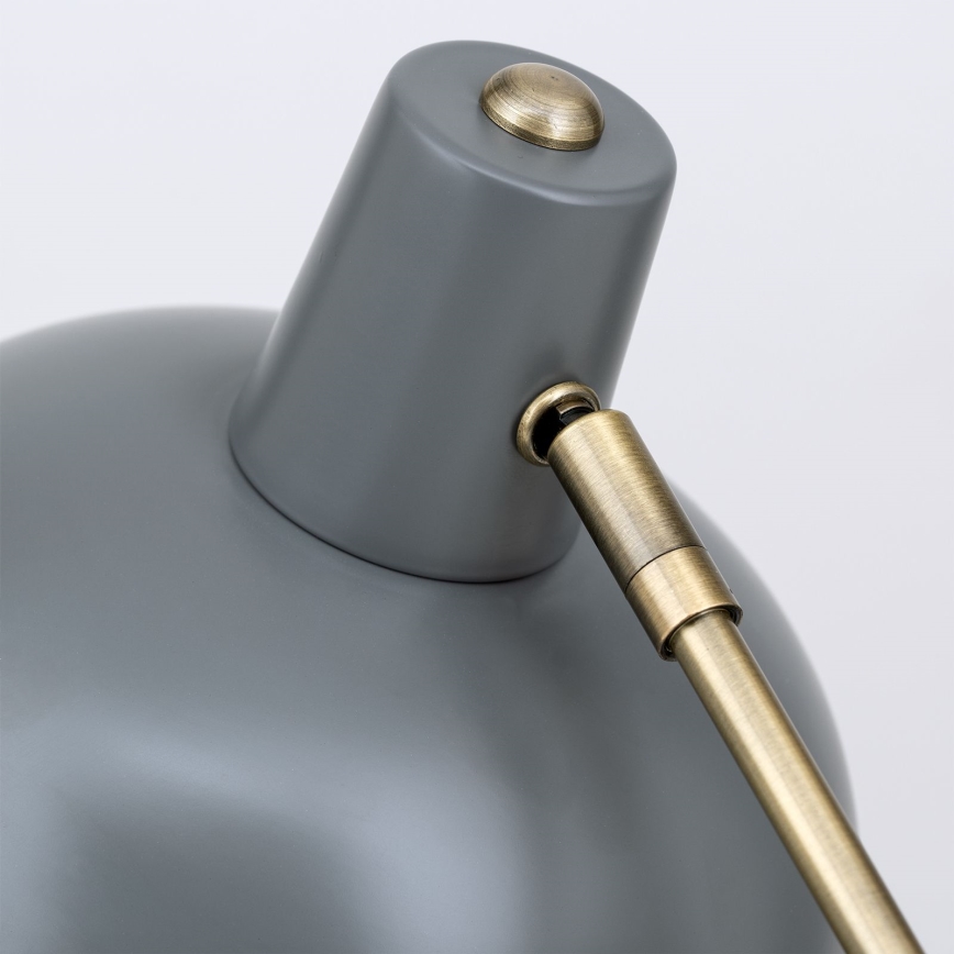 Lampada da tavolo FEDRA 1xE14/40W/230V grigio/ottone