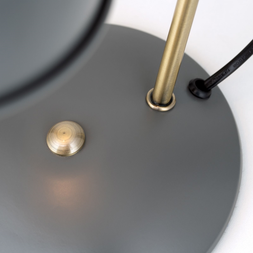 Lampada da tavolo FEDRA 1xE14/40W/230V grigio/ottone