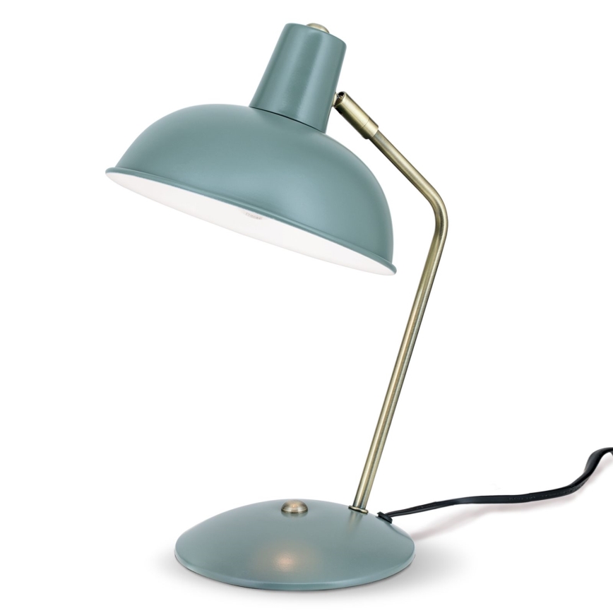 Lampada da tavolo FEDRA 1xE14/40W/230V menta/ottone
