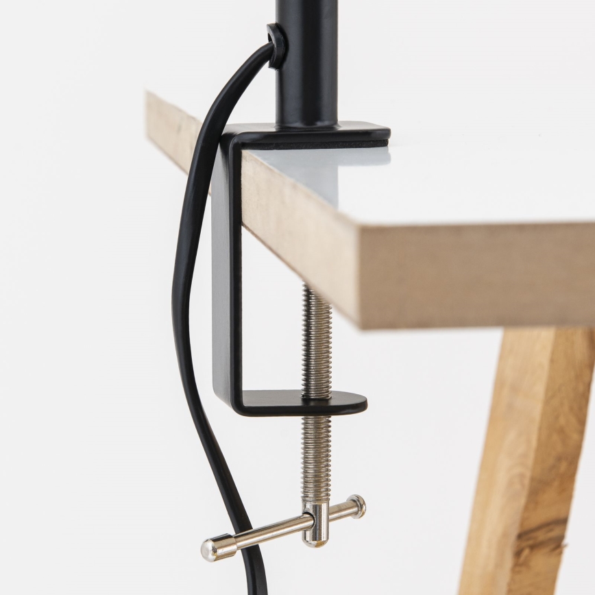 Lampada da tavolo flessibile con morsetto DOTTY 1xGU10/10W/230V ottone/nero