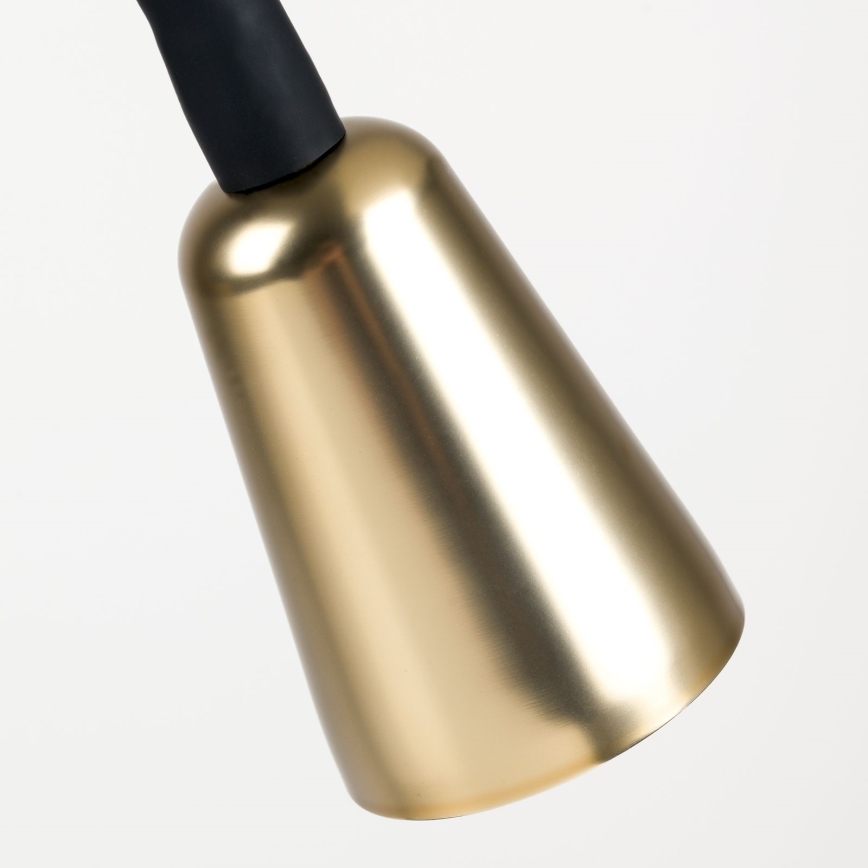 Lampada da tavolo dimmerabile e flessibile DOTTY 1xGU10/10W/230V nero/ottone