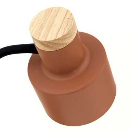 Lampada da tavolo GILI 1xE27/40W/230V colore mattone