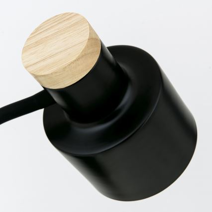 Lampada da tavolo GILI 1xE27/40W/230V nera