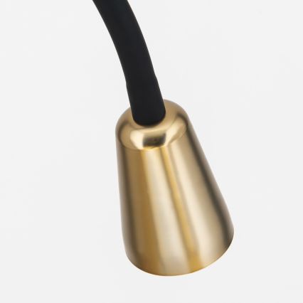 Lampada da terra flessibile DOTTY 1xGU10/10W/230V nero/ottone