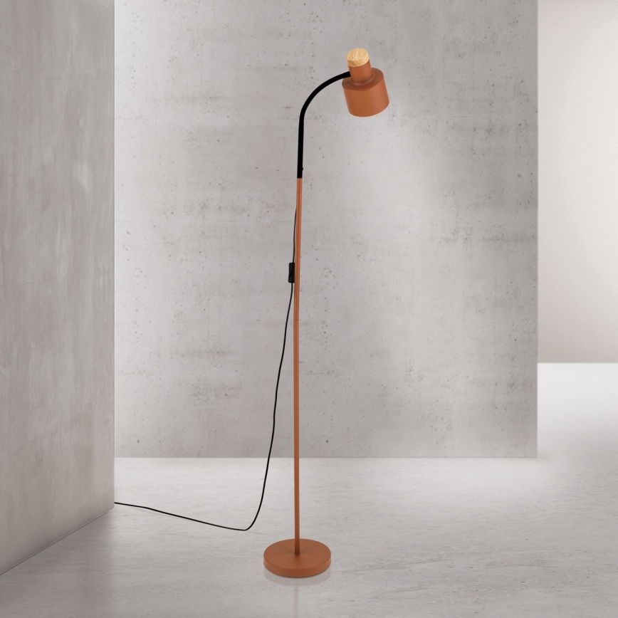 Lampada da terra GILI 1xE27/40W/230V colore mattone