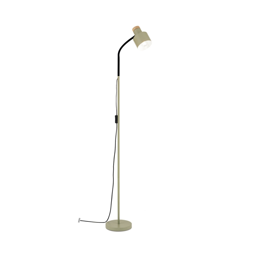 Lampada da terra GILI 1xE27/40W/230V verde