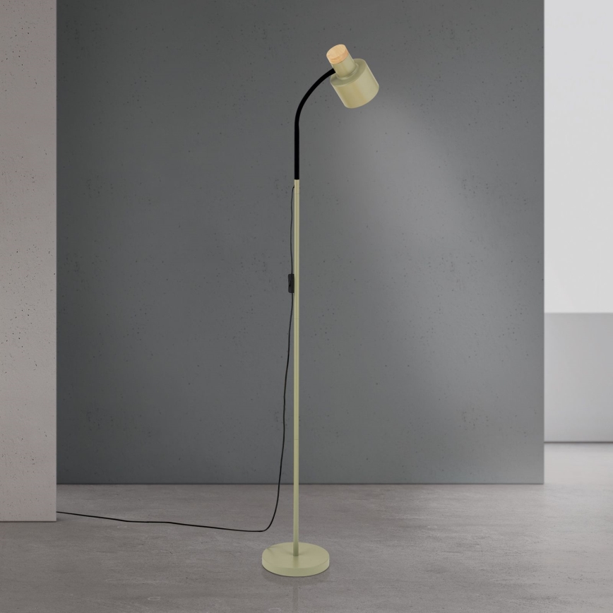 Lampada da terra GILI 1xE27/40W/230V verde