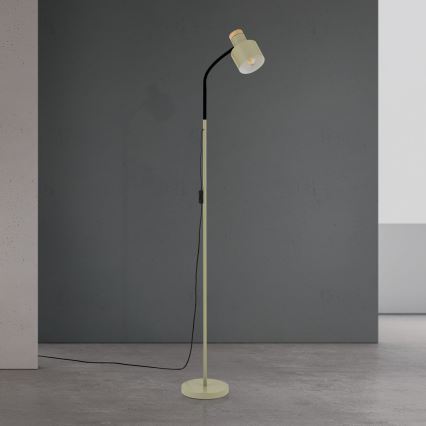 Lampada da terra GILI 1xE27/40W/230V verde