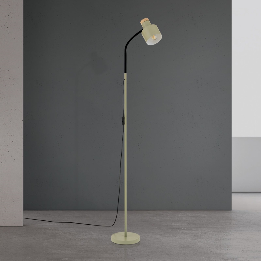 Lampada da terra GILI 1xE27/40W/230V verde