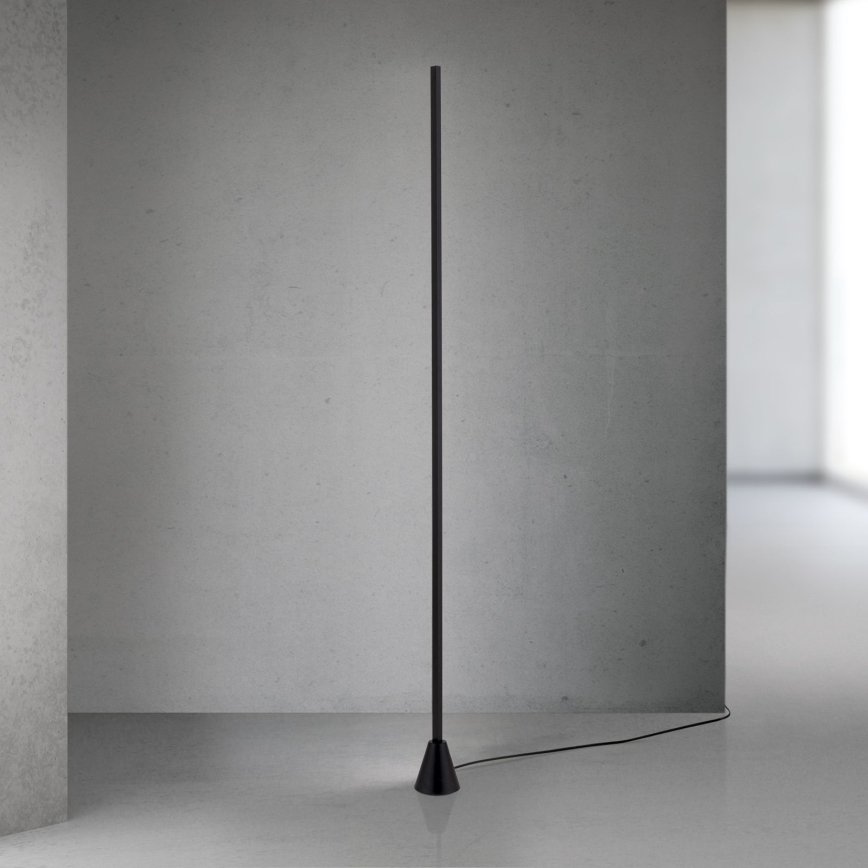 Lampada da terra dimmerabile a LED con sensore di movimento SOJIE LED/26W/230V nera