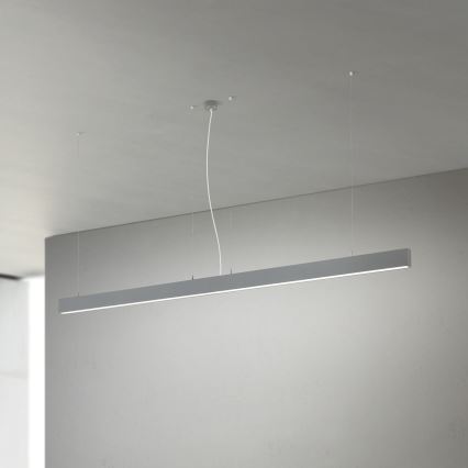 Lampada da soffitto/sospensione 2 in 1 PALKKI LED/38W/230V 3000/4000/5000K grigio