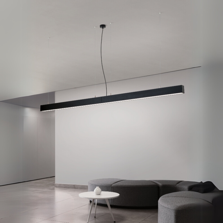 Lampada da soffitto/sospensione LED 2 in 1 PALKKI LED/38W/230V 3000/4000/5000K nera