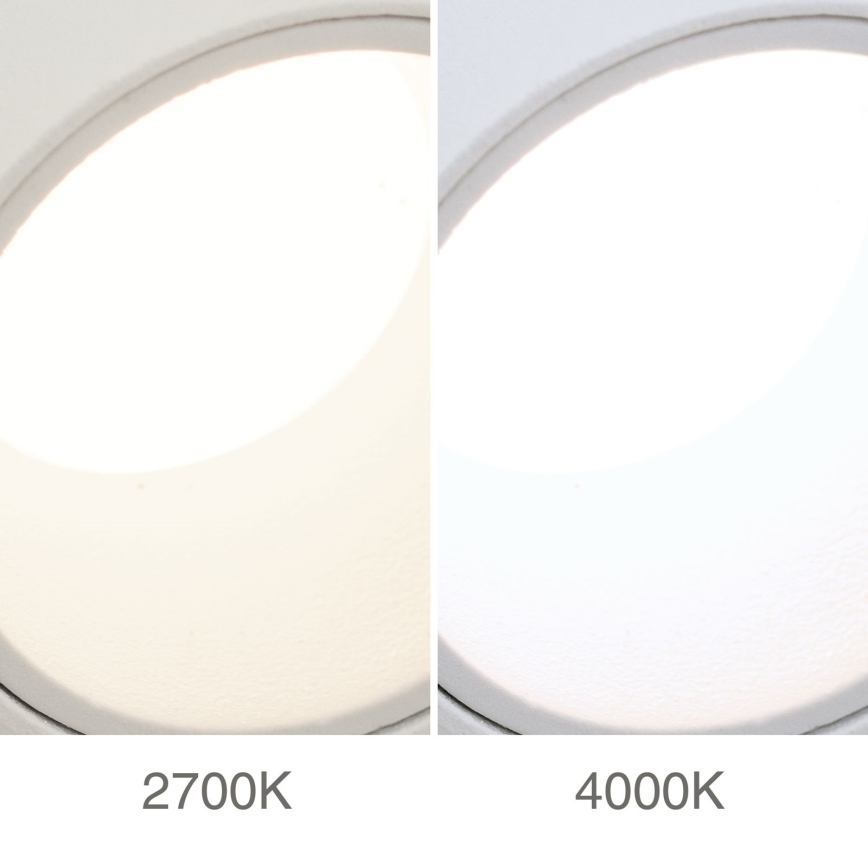 Faretto da parete LED LUXY dimmerabile, ricaricabile, a sfioramento, LED/1W/5V, 2200 mAh, 2700/3000/4000K, bianco